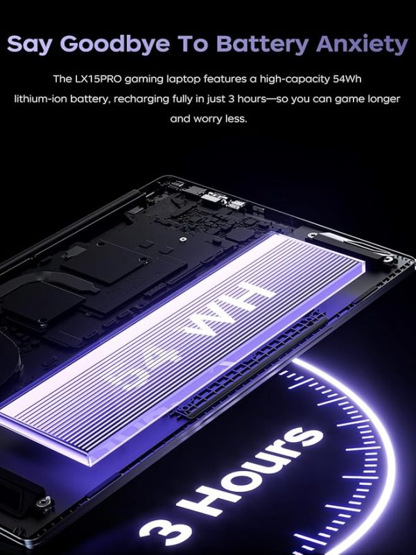 Oferta Relámpagp (Descuento -40% en Amazon)  -KAIGERR Portátil ligero para juegos, 1TB NVMe SSD 16GB RAM computadora portátil con AMD Ryzen 7 5825U (8C/16T, hasta 4.5GHz), portátil Windows 11 de 15.6 pulgadas, gráficos Radeon RX Vega 8, WiFi 6 para creatividad y negocios